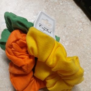 Brand new 3 piece hair scrunchies